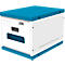 Good Connections GEMMA T16C oplaadkast voor notebooks, om te bouwen tot oplaadwagen, voor 16 apparaten, USB-C met 18 W per poort, afsluitbaar, wit-blauw