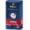 Paquet bleu de grains de café espresso Tchibo Professional, 1000g, avec une illustration de deux tasses d'espresso.