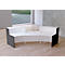 Grand comptoir de réception en arc Faro, avec module bas, passage de câbles, L 3240 x P 1230 x 1120 mm, blanc/anthracite