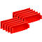 Greepsluiting voor Euronorm bak, rood, 10 stuks