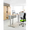 Guide câbles Quadro, L 1250 mm, argent