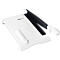 A white paper cutter with a black cutting arm, paper size indications, and the inscription IDEAL 1133.