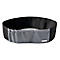 Gummiband für Office Box S Serie Sigel Move It, 5 Einsteckfächer, L 400 x B 100 mm, schwarz-grau