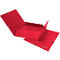 Gummibandmappe Biella, DIN A4, bis 200 Blatt, L 318 x B 242 x H 5 mm, Karton, rot, 5 Stück 