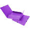 Gummibandmappe Biella, DIN A4, bis 200 Blatt, L 318 x B 242 x H 5 mm, Karton, violett, 5 Stück 
