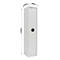 White gun safe, dimensions: 1450mm high, 340mm wide and 300mm deep, with rotary lock.