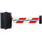 Gurtband RS-GUIDESYSTEMS GLW700, Wandmontage, inkl. Reflexionsstreifen, L 7000 mm, Gehäuse B 105 x T 113 x H 175 mm, rot/weiß