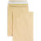 Three brown envelopes, one open, one with slight paper at the top.