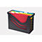 Hängeregisterbox Jalema Re-Solution A4 für 15 Hängemappen, inkl. 5 Mappen, schwarz