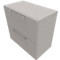 Hängeregisterschrank SOLUS PLAY, 2 Ordnerhöhen, B 800 x T 440 x H 748 mm, Ceramic grey