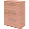 Hängeregistraturschrank BARI, 3 Auszüge, Zentralverriegelung, B 819 x T 430 x H 1117 mm, Buche-Dekor