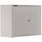 Hängeschrank MS 750, B 750 x T 320 x H 600 mm, alusilber, Korpus alusilber