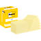 Haftnotizen Post-It 657, 12 Blöcke, 100 Blatt je Block, 76 x 102 mm, PEFC-zertifiziert, gelb