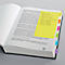 Haftnotizen Sigel Tab Marker Notes, 6-farbig, 42 Blatt, 98 x 148 mm, beschreibbar