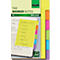 Haftnotizen Sigel Tab Marker Notes, 6-farbig, 42 Blatt, 98 x 148 mm, beschreibbar
