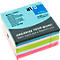 Haftnotizwürfel, L 75 x B 75 mm, 400 Blatt, Farbmix: Brilliantblau