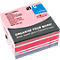 Haftnotizwürfel, L 75 x B 75 mm, 400 Blatt, Farbmix: Rosa