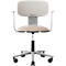 HÅG Tion 2140 Bürostuhl, HÅG inBalance®, höhenverstellbar 408 - 542 mm, neigbar, gepolsterter Sitz, Universalrollen, beige/grau, mit Armlehnen