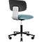HÅG Tion 2140 Bürostuhl, HÅG inBalance®, höhenverstellbar 408 - 542 mm, neigbar, gepolsterter Sitz, Universalrollen, hellblau/schwarz, ohne Armlehnen