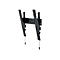 HAGOR BL Superslim Tilt 600 - Befestigungskit (Wandmontage) - für Flachbildschirm - verriegelbar - Schwarz - Bildschirmgröße: 140-191 cm (55'-75')