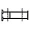 HAGOR BL Swingmount L - Befestigungskit (Wandbefestigung) - für Flachbildschirm - Schwarz - Bildschirmgröße: 81-178 cm (32'-70') - Montageschnittstelle: bis zu 600 x 400 mm