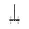 HAGOR HA DH Duo L - Befestigungskit (Klammer) - Back-to-Back - für 2 LCD-/Plasma-Konsolen - Schwarz - Bildschirmgröße: 140-191 cm (55'-75')