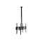 HAGOR HA DH Duo L - Befestigungskit (Klammer) - Back-to-Back - für 2 LCD-/Plasma-Konsolen - Schwarz - Bildschirmgröße: 140-191 cm (55'-75')