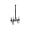 HAGOR HA DH Duo L - Befestigungskit (Klammer) - Back-to-Back - für 2 LCD-/Plasma-Konsolen - Schwarz - Bildschirmgröße: 140-191 cm (55'-75')