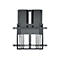 HAGOR HP Counterbalanced Wall HD - Befestigungskit (Wandmontage) - für Flachbildschirm - Schwarz - Bildschirmgröße: 165-229 cm (65'-90') - Montageschnittstelle: bis zu 800 x 600 mm