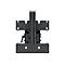 HAGOR PLD Single Medium - Befestigungskit (Deckenmontage) - für Flachbildschirm - Schwarz - Bildschirmgröße: 81-124 cm (32'-49') - Montageschnittstelle: bis zu 400 x 400 mm