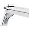 Hailo Alu-Sicherheits-Doppelstufenleiter D60 StandardLine, 2 x 5 Stufen, Rutschschutz, Soft-Grip-Sohle, bis 150 kg, EN 131, aluminium