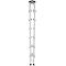 Hailo Alu-Sicherheits-Doppelstufenleiter D60 StandardLine, 2 x 7 Stufen, Rutschschutz, Soft-Grip-Sohle, bis 150 kg, EN 131, aluminium