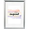 Image encadrée avec inscription "Stay inspired" sur fond aquarelle.