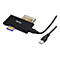 Hama Multi-Card Reader - Kartenleser (CF I, MS, SD, MS Duo, MS PRO Duo, microSD, SDHC, microSDHC, MS PRO-HG Duo, SDXC, microSDXC) - USB 3.0