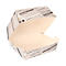 Hamburgerboxen Newsprint Papstar , met scharnierend deksel, L 125 x B 125 x H 70 mm, FSC® karton, 50 stuks