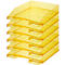 HAN brievenbak, geel-transparant, 6 stuks