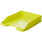 Bright green paper tray. Front low, back and sides raised.