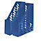 HAN Tijdschriftenhouder, Breedte 76 mm, kunststof, 2 stuks, blauw