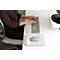 Handgelenkauflage Kensington ErgoSoft, für flache Tastaturen, gepolstert, Kunstleder, grau