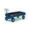 Handtrekwagen met boorden, luchtwielen, 2460 x 1210 mm