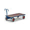Handtrekwagen, zonder boorden, 2000 x 1000 mm, luchtbanden,