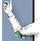 Handvrije deuropener Clean4Health, voor ronde en vierkante grepen met Ø 16-24 mm, polyamide, wit