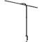 Lampe de bureau noire avec lumière LED, à fixer sur une table.