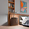 Hansa-by-styro LED-werklamp, dimbaar, 3.000-6.300 K, tiptoetsbediening, zwart
