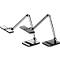 Hansa-by-styro Nimbus LED-Tischlampe, stufenlos dimmbar, mit Touch-Bedienung, schwarz