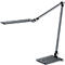 Hansa LED Lampe de table Wave, 3000 - 5800 K, 8,5 W, intensité lumineuse variable en continu, fonction mémoire, gris métallisé