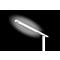 Hansa LED Tischleuchte Halo, 6 Watt, mit Standfuß, Memoryfunktion, 3 Farbtemperaturen, dimmbar, weiß