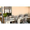 Hansa Tide LED tafellamp, instelbare kleurtemperatuur, geheugenfunctie, grijs-metallic/wit