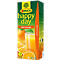 Rauch Happy Day Orangensaft 0,2l Packung mit Bild einer Orange und einem Glas Saft.