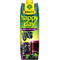 Rauch Happy Day Saftpackung Schwarze Johannisbeere mit Fruchtabbildungen und Glas.